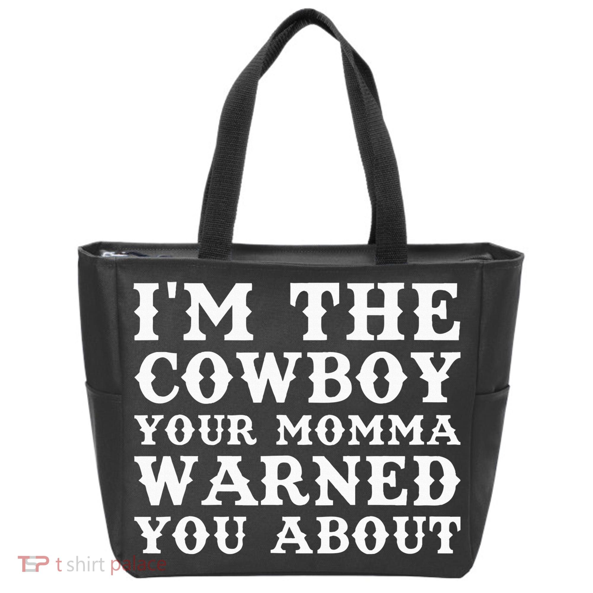 Funny Cowboy Dad Husband Or Boyfriend Tote Bag