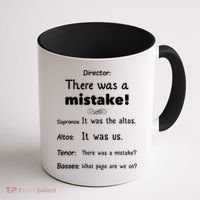 Funny Choir Director Soprano Alto Tenor Bass Gift Coffee Mug thumb 1
