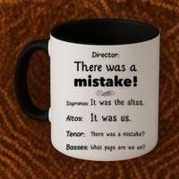 Funny Choir Director Soprano Alto Tenor Bass Gift Coffee Mug thumb 2
