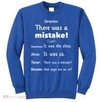 Funny Choir Director Soprano Alto Tenor Bass Gift Sweatshirt thumb 0