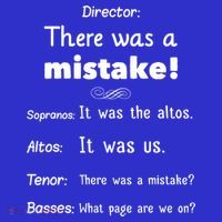 Funny Choir Director Soprano Alto Tenor Bass Gift Mousepad thumb 1