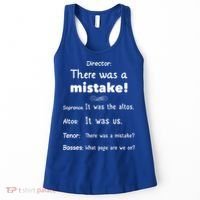 Funny Choir Director Soprano Alto Tenor Bass Gift Women's Tank Top thumb 0