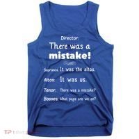 Funny Choir Director Soprano Alto Tenor Bass Gift Tank Top thumb 0