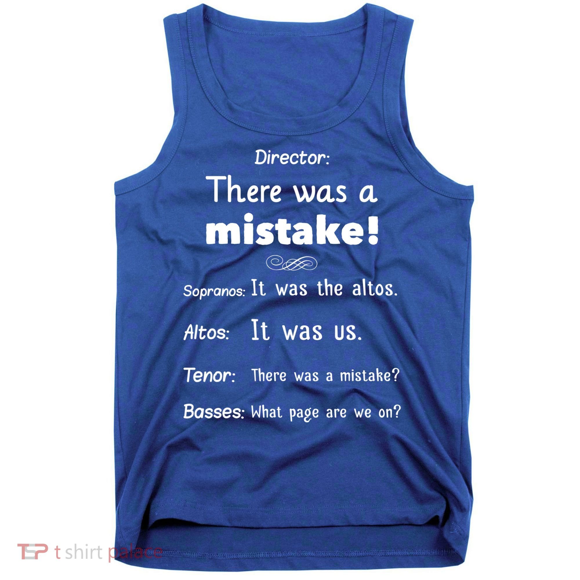 Funny Choir Director Soprano Alto Tenor Bass Gift Tank Top