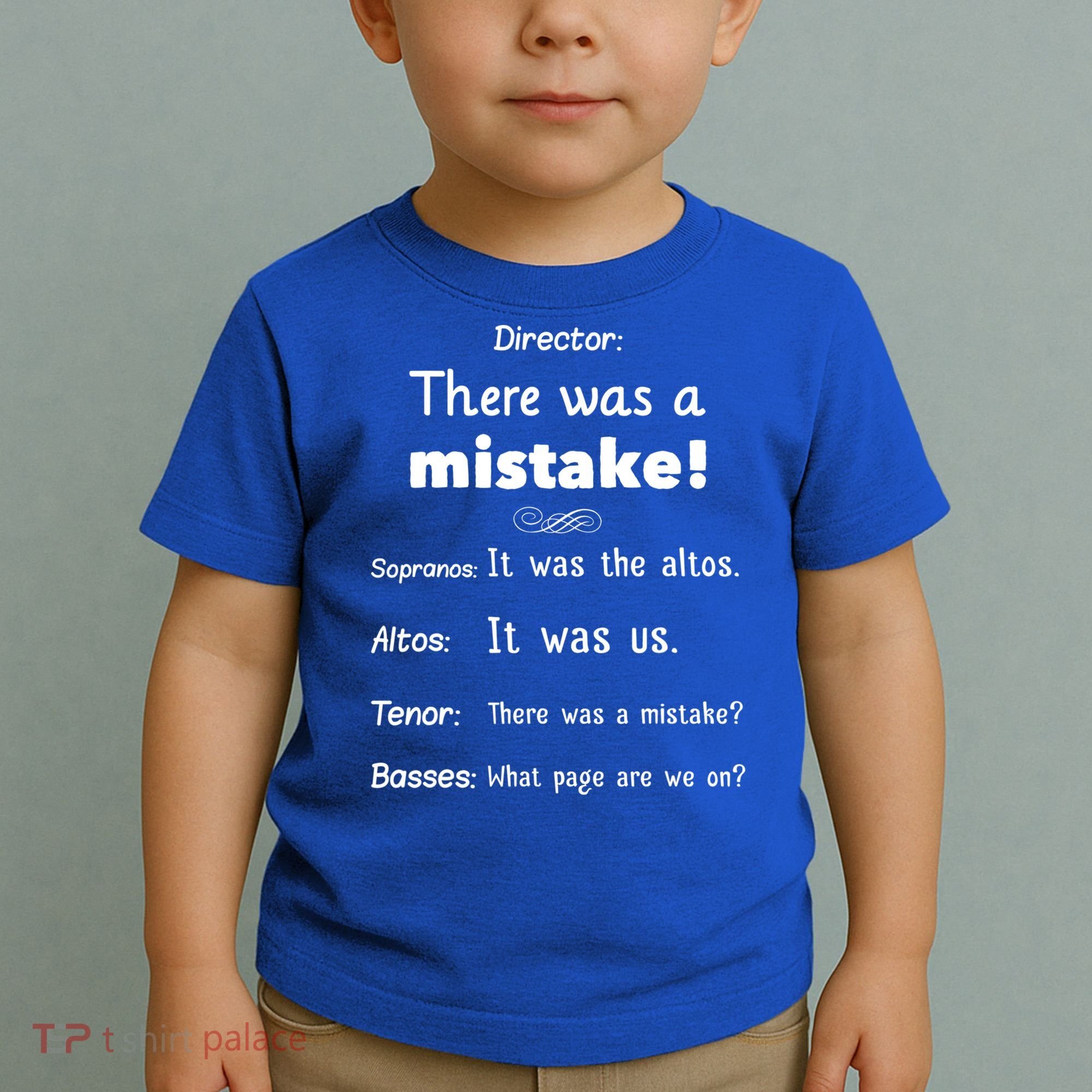 Funny Choir Director Soprano Alto Tenor Bass Gift Toddler T-Shirt