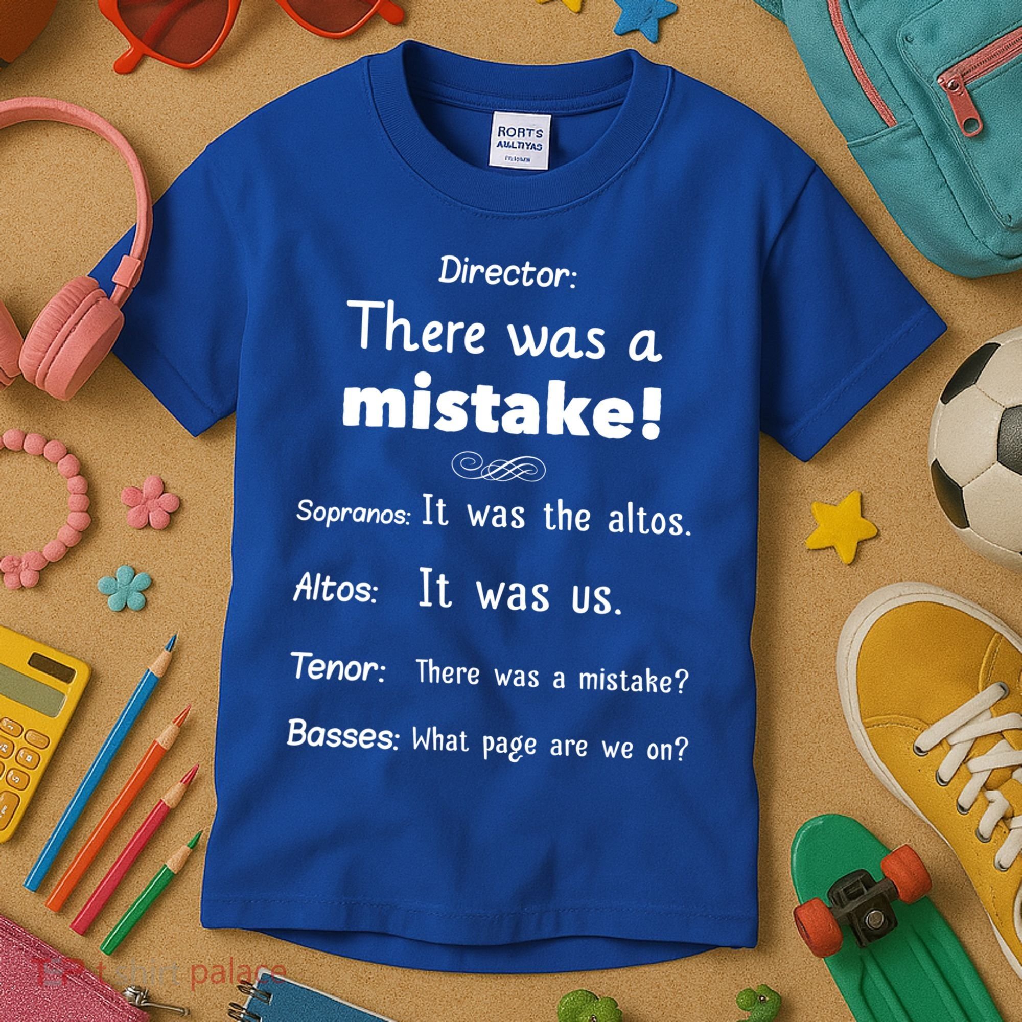 Funny Choir Director Soprano Alto Tenor Bass Gift Kids T-Shirt