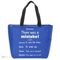 Funny Choir Director Soprano Alto Tenor Bass Gift Tote Bag thumb 0