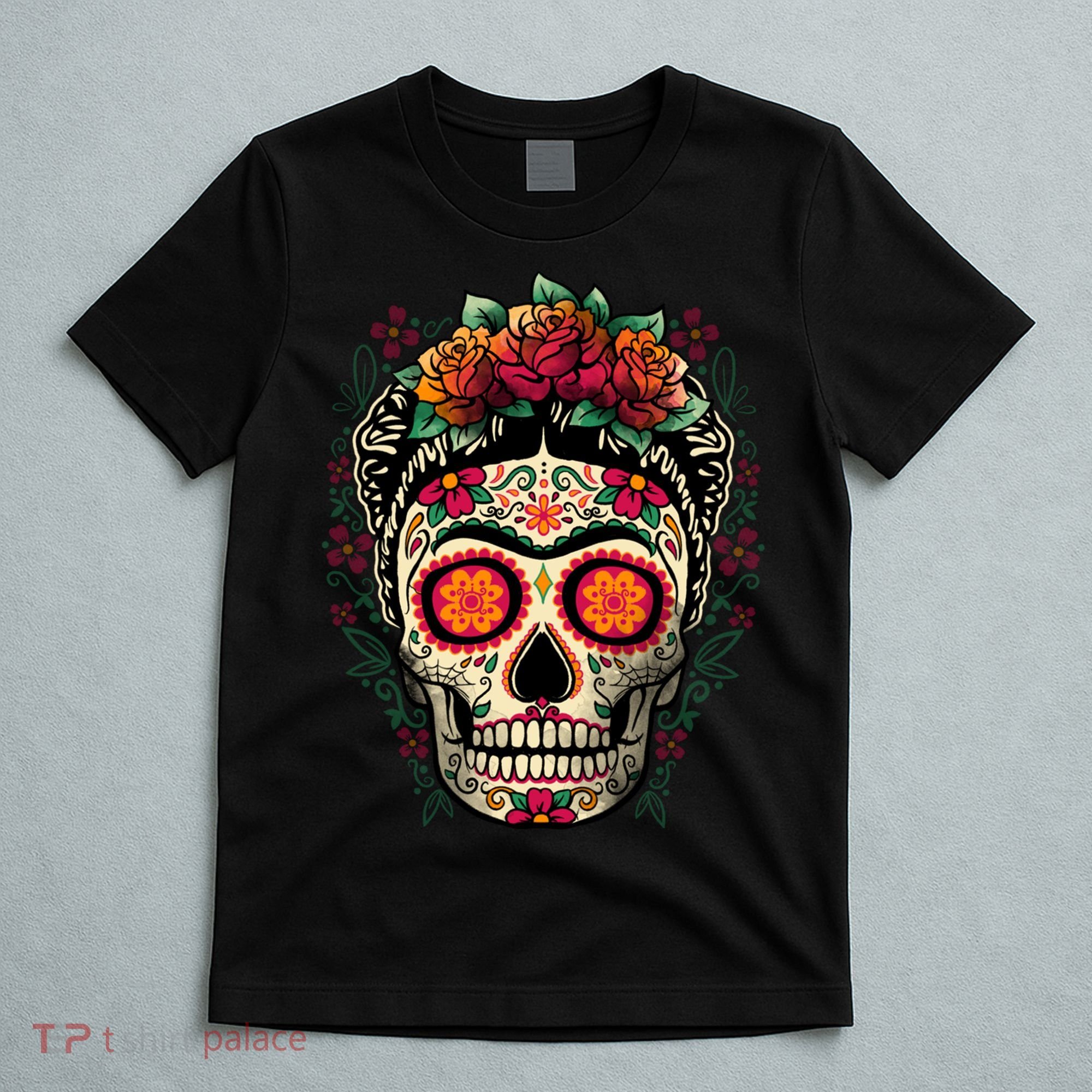 Frida Calavera Dia De Los Muertos Day Of The Dead T-Shirt