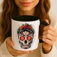Frida Calavera Dia De Los Muertos Day Of The Dead Coffee Mug thumb 3