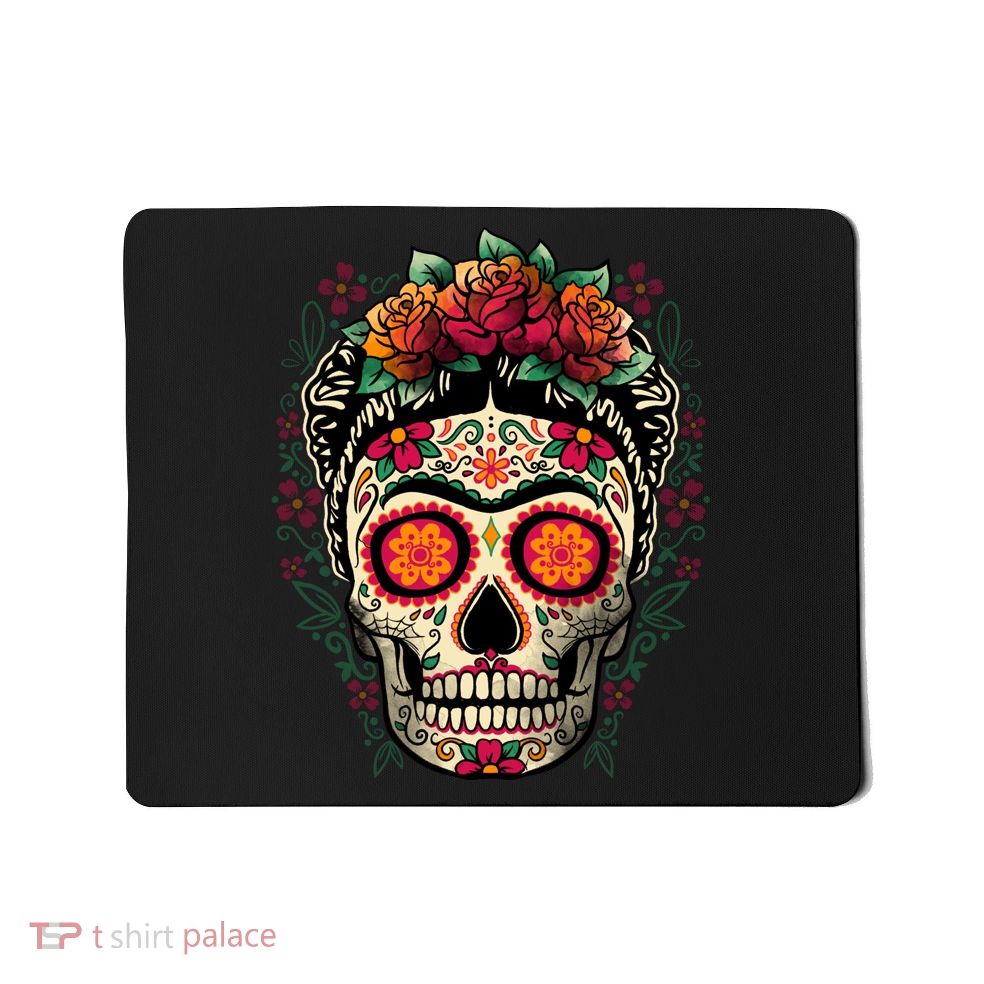 Frida Calavera Dia De Los Muertos Day Of The Dead Mousepad