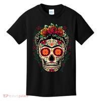 Frida Calavera Dia De Los Muertos Day Of The Dead Kids T-Shirt thumb 0