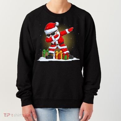 Funny Christmas Dabbing Santa Claus Women's Sweatshirt