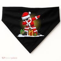 Funny Christmas Dabbing Santa Claus USA-Made Doggie Bandana thumb 0