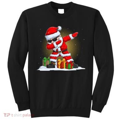 Funny Christmas Dabbing Santa Claus Sweatshirt
