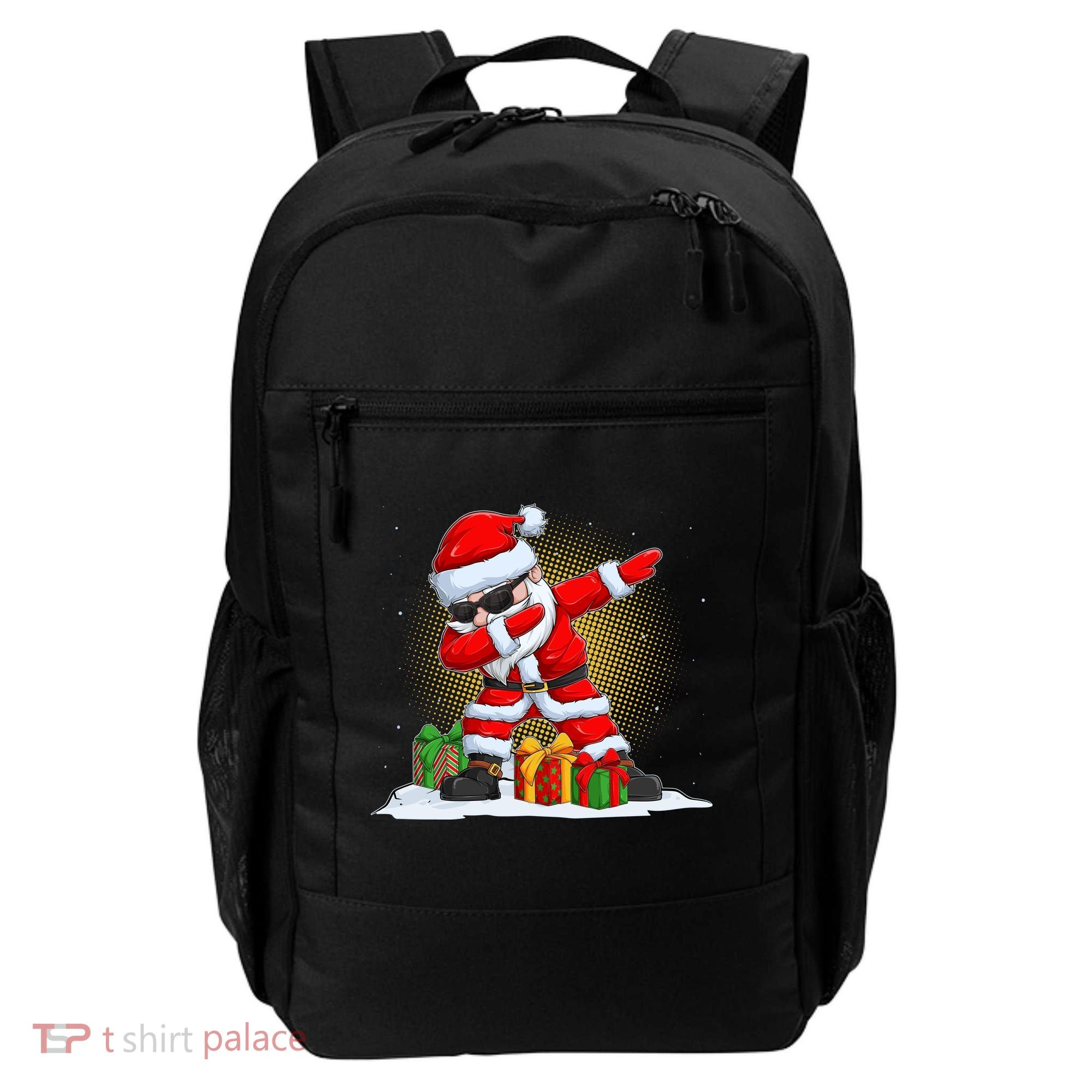 Funny Christmas Dabbing Santa Claus Backpack