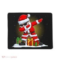 Funny Christmas Dabbing Santa Claus Mousepad thumb 0