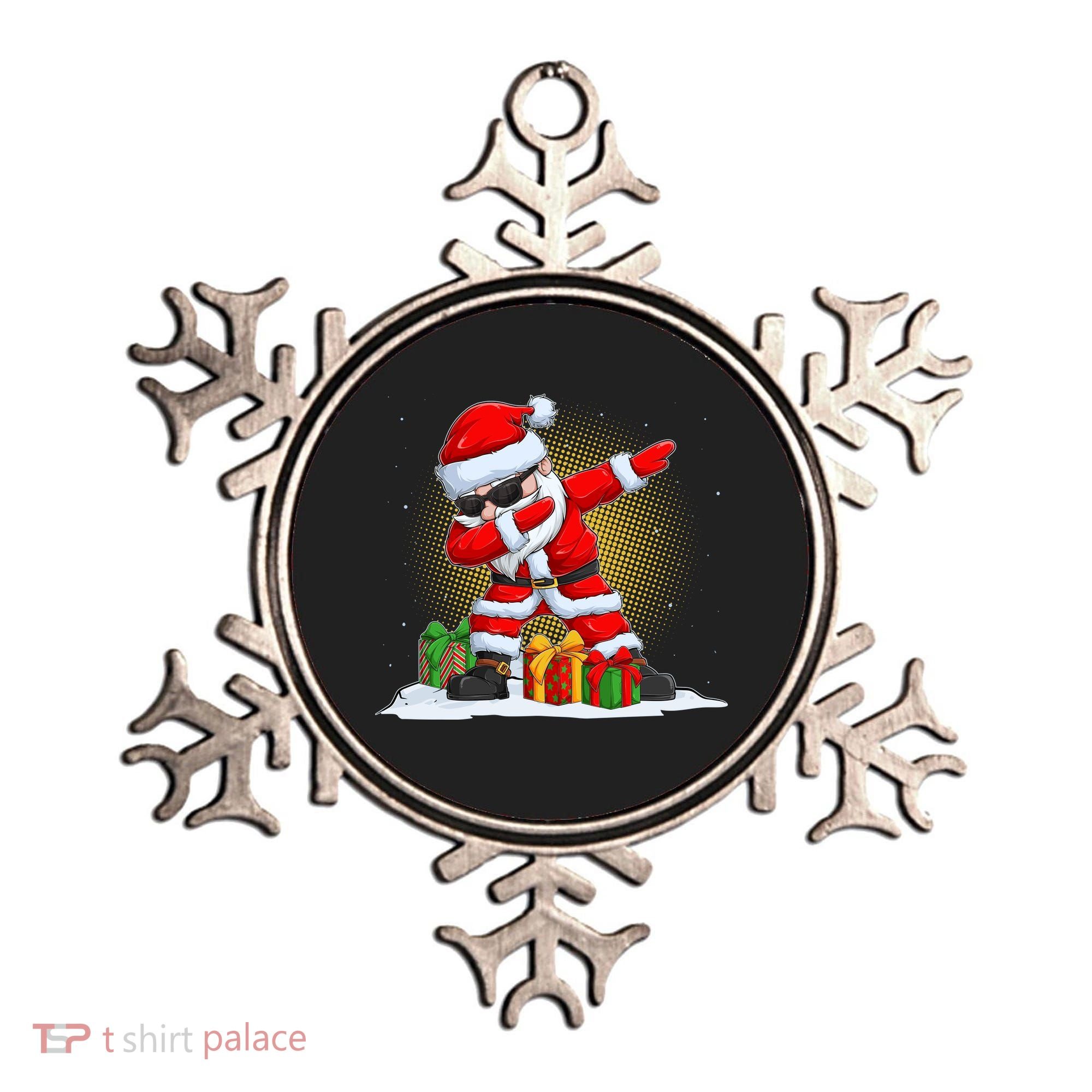Funny Christmas Dabbing Santa Claus Ornament