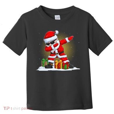 Funny Christmas Dabbing Santa Claus Toddler T-Shirt