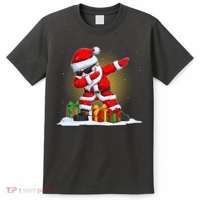 Funny Christmas Dabbing Santa Claus T-Shirt