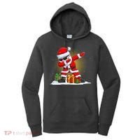 Funny Christmas Dabbing Santa Claus Women's Hoodie thumb 0