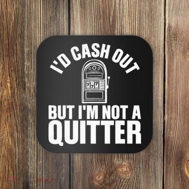Funny Casino Designs For  Gambling Game Players Coaster