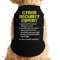 Funny Cybersecurity Definition Expert Computer Engineer TShirt Doggie Tank thumb 0