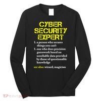 Funny Cybersecurity Definition Expert Computer Engineer TShirt Long Sleeve Shirt thumb 0