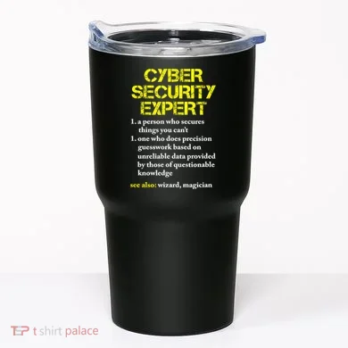 Funny Cybersecurity Definition Expert Computer Engineer TShirt Tumbler
