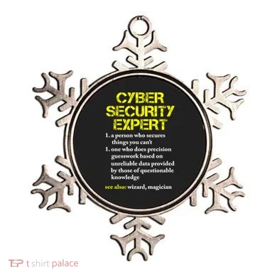 Funny Cybersecurity Definition Expert Computer Engineer TShirt Ornament