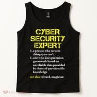 Funny Cybersecurity Definition Expert Computer Engineer TShirt Tank Top thumb 2