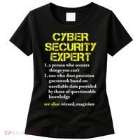 Funny Cybersecurity Definition Expert Computer Engineer TShirt Women's T-Shirt thumb 0