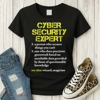 Funny Cybersecurity Definition Expert Computer Engineer TShirt Women's T-Shirt thumb 3