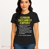 Funny Cybersecurity Definition Expert Computer Engineer TShirt Women's T-Shirt thumb 4