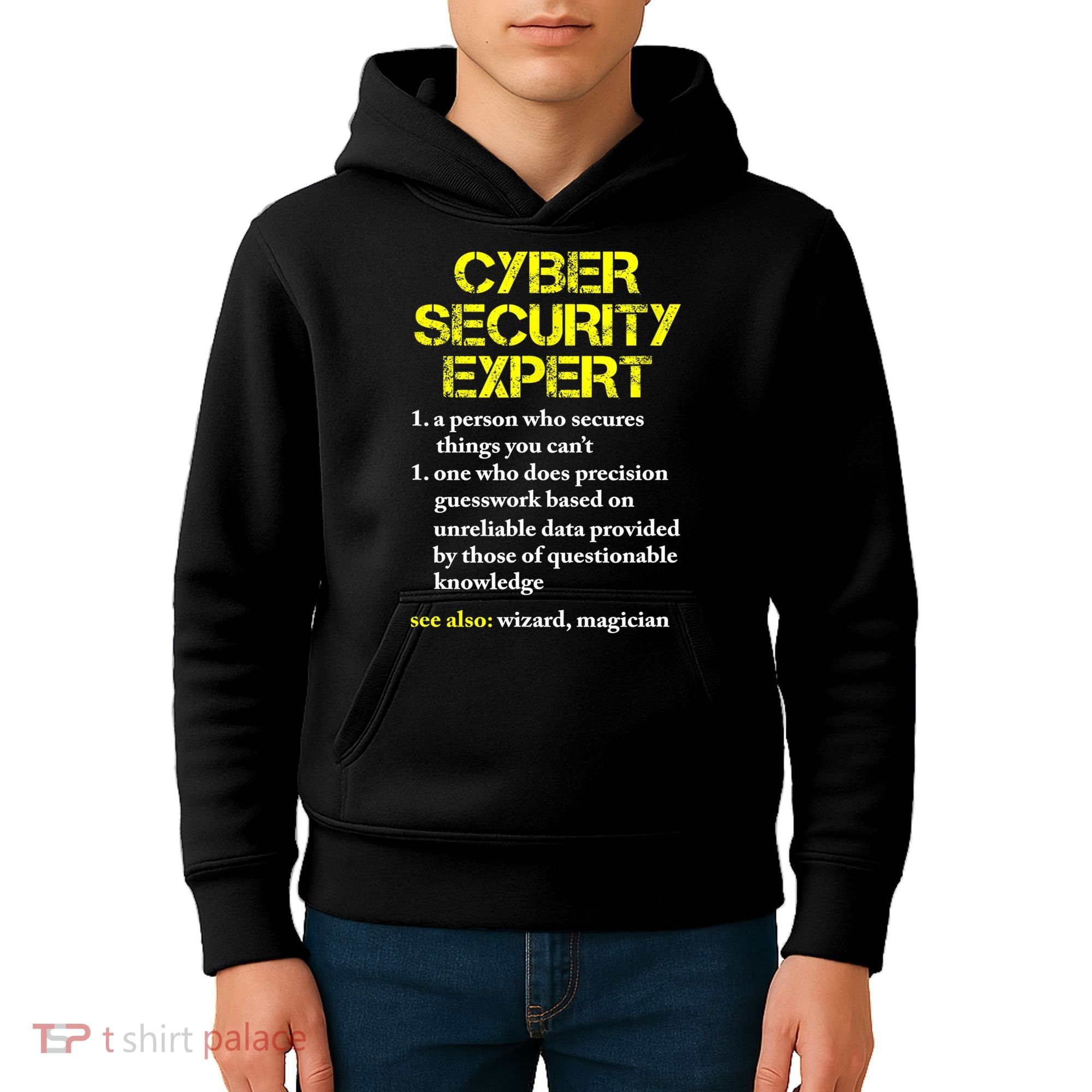 Funny Cybersecurity Definition Expert Computer Engineer TShirt Kids Hoodie