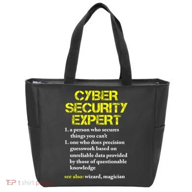 Funny Cybersecurity Definition Expert Computer Engineer TShirt Tote Bag