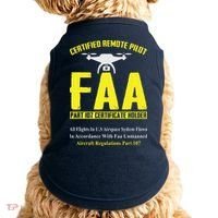 FAA Certified Drone Pilot Funny Remote Pilots Drone Life Doggie Tank thumb 0