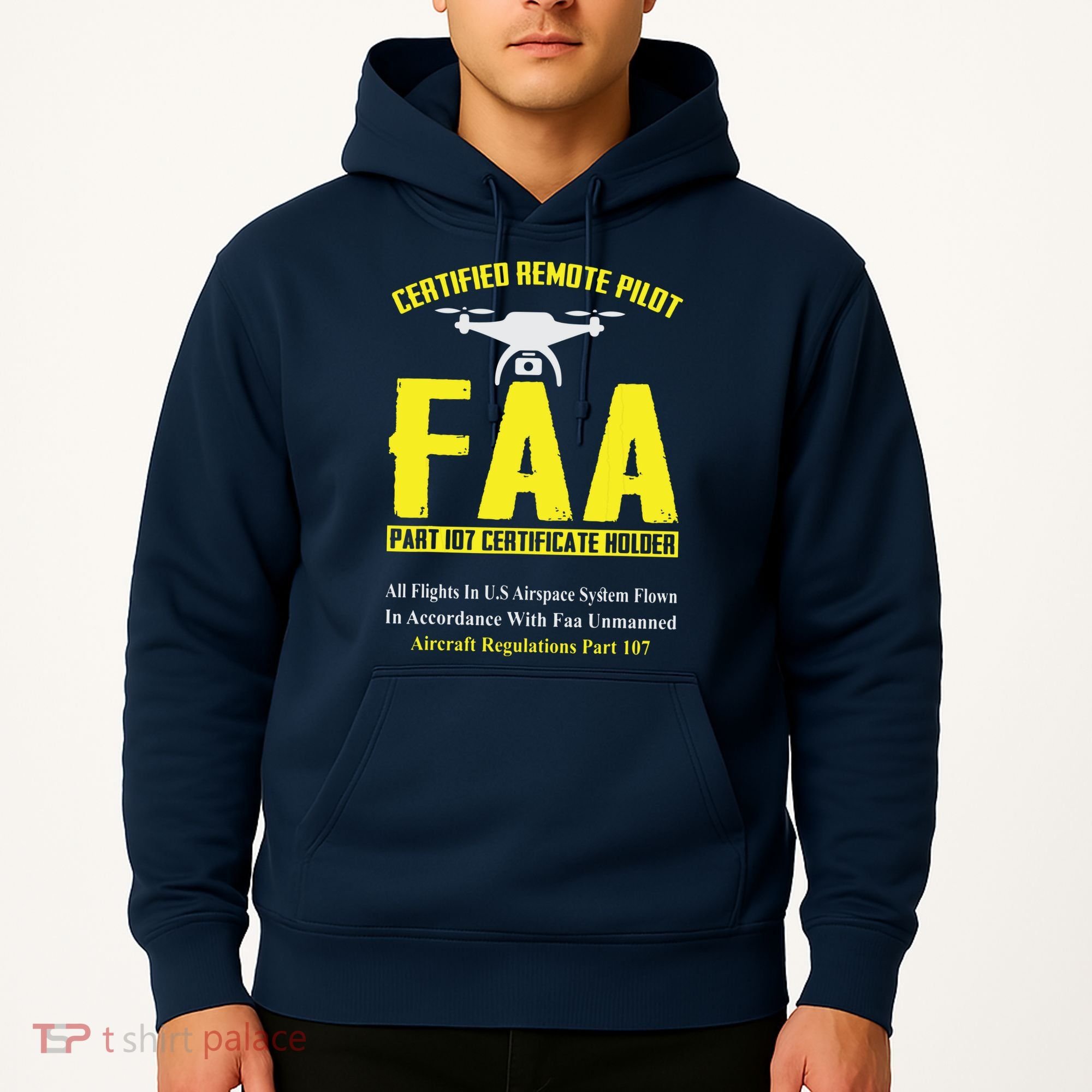 FAA Certified Drone Pilot Funny Remote Pilots Drone Life Hoodie