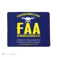 FAA Certified Drone Pilot Funny Remote Pilots Drone Life Mousepad thumb 0