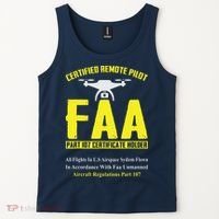 FAA Certified Drone Pilot Funny Remote Pilots Drone Life Tank Top thumb 2