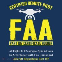 FAA Certified Drone Pilot Funny Remote Pilots Drone Life Women's Crop Top Tee thumb 4