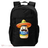 Funny Cinco De Mayo Mayonnaise Bottle Mexican Fiesta Pun Backpack thumb 0