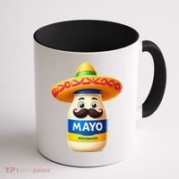 Funny Cinco De Mayo Mayonnaise Bottle Mexican Fiesta Pun Coffee Mug thumb 1