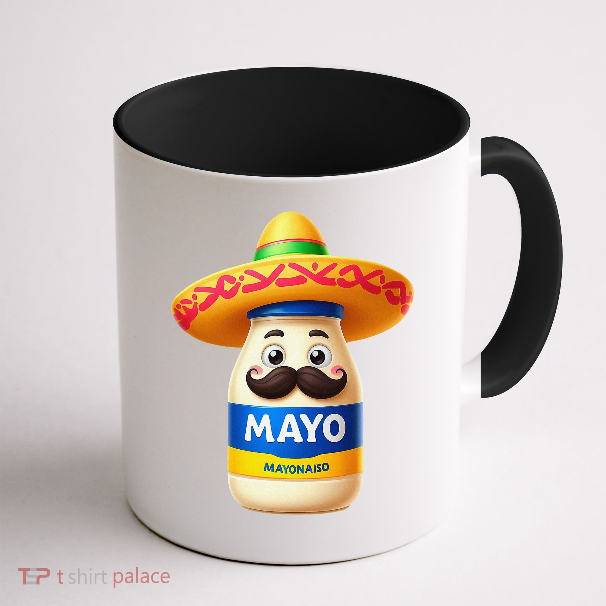 Funny Cinco De Mayo Mayonnaise Bottle Mexican Fiesta Pun Coffee Mug