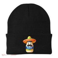 Funny Cinco De Mayo Mayonnaise Bottle Mexican Fiesta Pun Beanie thumb 0