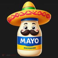 Funny Cinco De Mayo Mayonnaise Bottle Mexican Fiesta Pun Women's Hoodie thumb 2