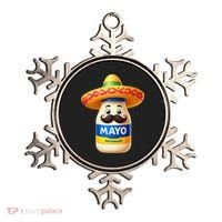 Funny Cinco De Mayo Mayonnaise Bottle Mexican Fiesta Pun Ornament thumb 0