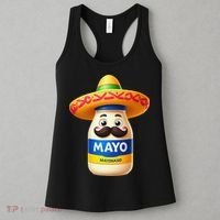 Funny Cinco De Mayo Mayonnaise Bottle Mexican Fiesta Pun Women's Tank Top thumb 3