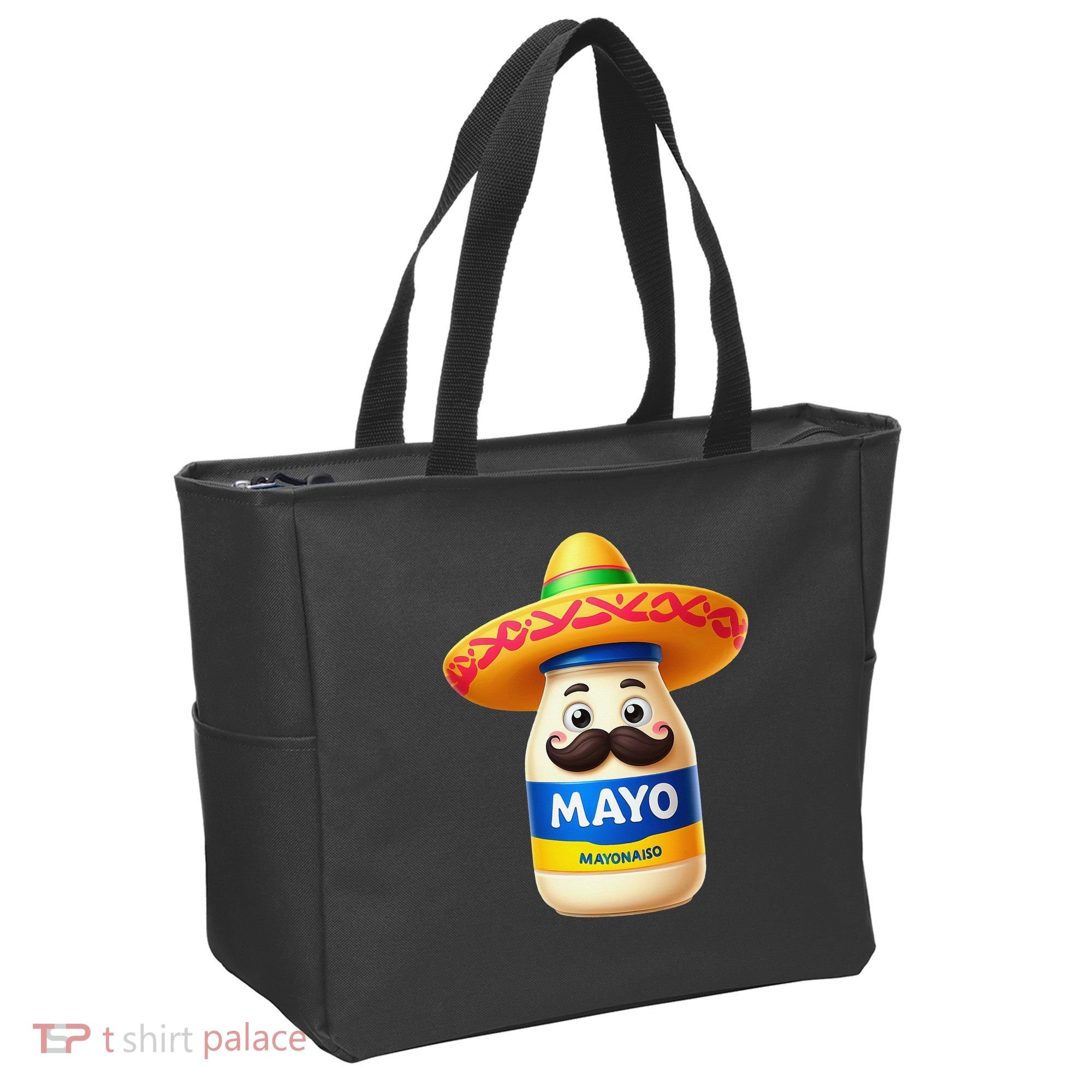 Funny Cinco De Mayo Mayonnaise Bottle Mexican Fiesta Pun Tote Bag