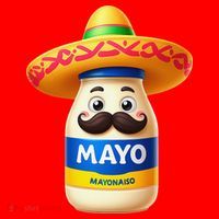 Funny Cinco De Mayo Mayonnaise Bottle Mexican Fiesta Pun Santa Hat thumb 1