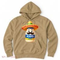 Funny Cinco De Mayo Mayonnaise Bottle Mexican Fiesta Pun Hoodie thumb 0